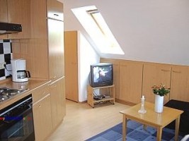 Wohn-/Essbereich / Ferienwohnung "Haus Droste" in Husum / Schobüll