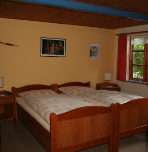 zweites Schlafzimmer / Ferienhaus "Petersen" in Arlewatt