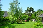 großer Garten / Ferienwohnung " Haus Anne-Lene I" in Husum-Schobüll