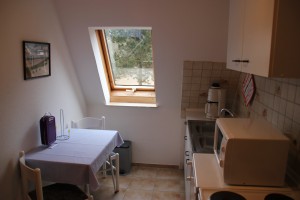 kleine Küche / Ferienwohnung "Haus Meerblick  1" in Husum / Schobüll