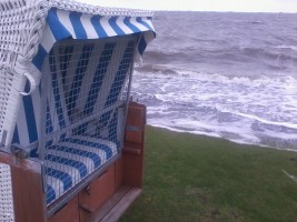 Sturm am Dockkoog / Ferienwohnung "Haus Johannsen" in Husum