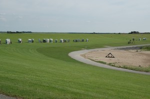 Badestelle Fuhlehörn / Ferienhaus "Muschelsucher 2" in Nordstrand-Norderhafen