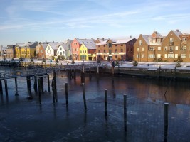 Weihnachten am Hafen / Ferienwohnung "Ferienwohnung am Binnenhafen" in Husum