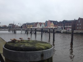 Herbststimmung am Binnenhafen / Ferienwohnung "Ferienwohnung am Binnenhafen" in Husum