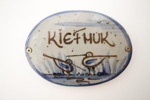 Türschild / Ferienwohnung ""Kiefhuck"" in Nordstrand