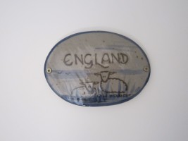 Türschild / Ferienwohnung ""England"" in Nordstrand