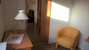 kleines Schlafzimmer / Ferienwohnung "Lundelius" in Husum