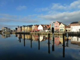 Hafenambiente / Ferienwohnung "Husum-Tied" in Husum