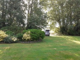 Garten / Ferienwohnung "Op England" in Nordstrand