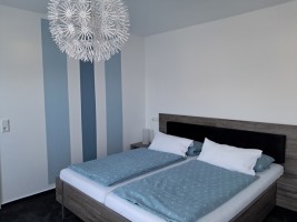 Schlafzimmer / Ferienwohnung "Op England" in Nordstrand